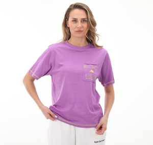 Kappa Authentıc Kage T-Shırt Kadın T-Shirt Mor