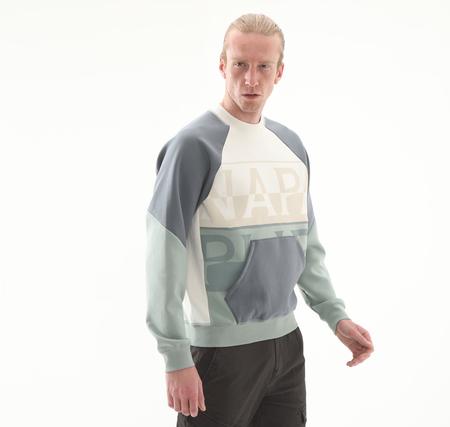 Napapijri B-Anghıarı C Erkek Sweatshirt Beyaz