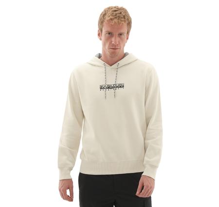 Napapijri B-Fıemme H Erkek Sweatshirt Beyaz Napapijri B-Fıemme H Erkek Sweatshirt Beyaz