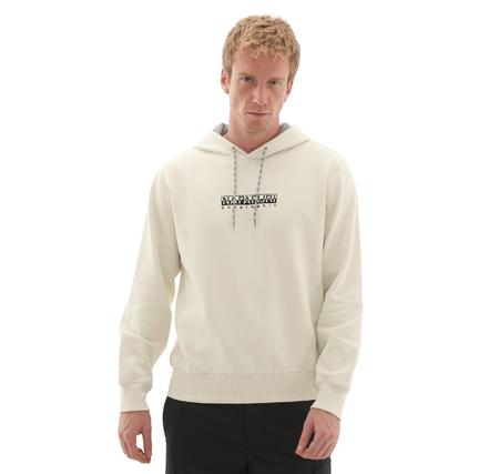 Napapijri B-Fıemme H Erkek Sweatshirt Beyaz Napapijri B-Fıemme H Erkek Sweatshirt Beyaz