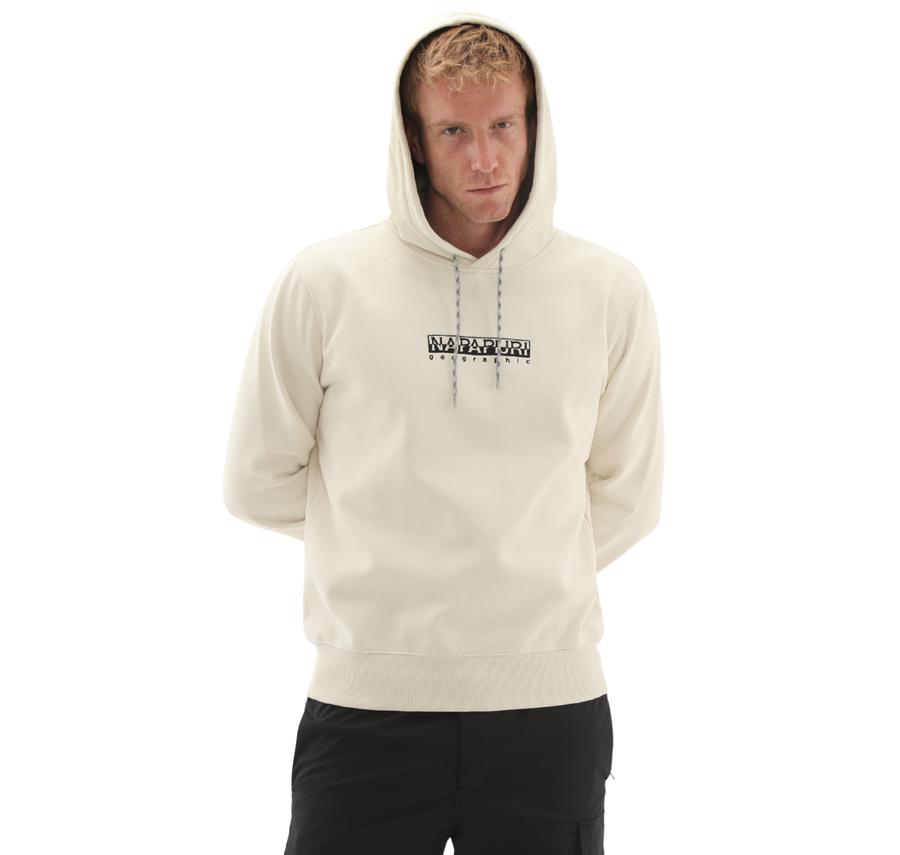Napapijri B-Fıemme H Erkek Sweatshirt Beyaz Napapijri B-Fıemme H Erkek Sweatshirt Beyaz