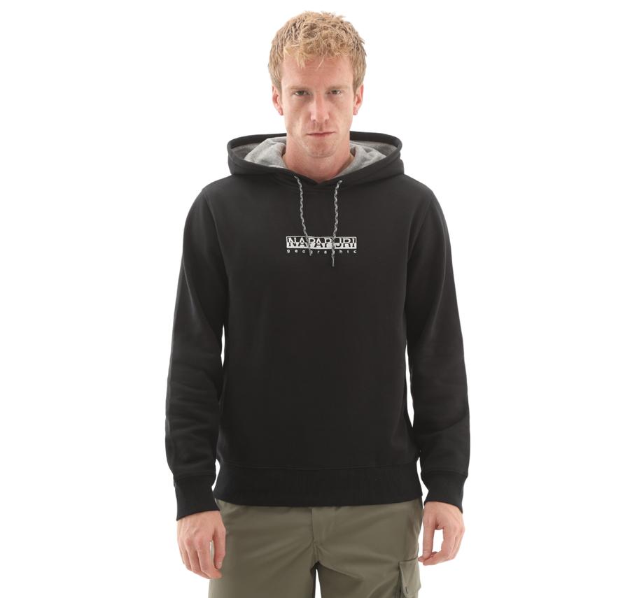Napapijri B-Fıemme H Erkek Sweatshirt Siyah Napapijri B-Fıemme H Erkek Sweatshirt Siyah