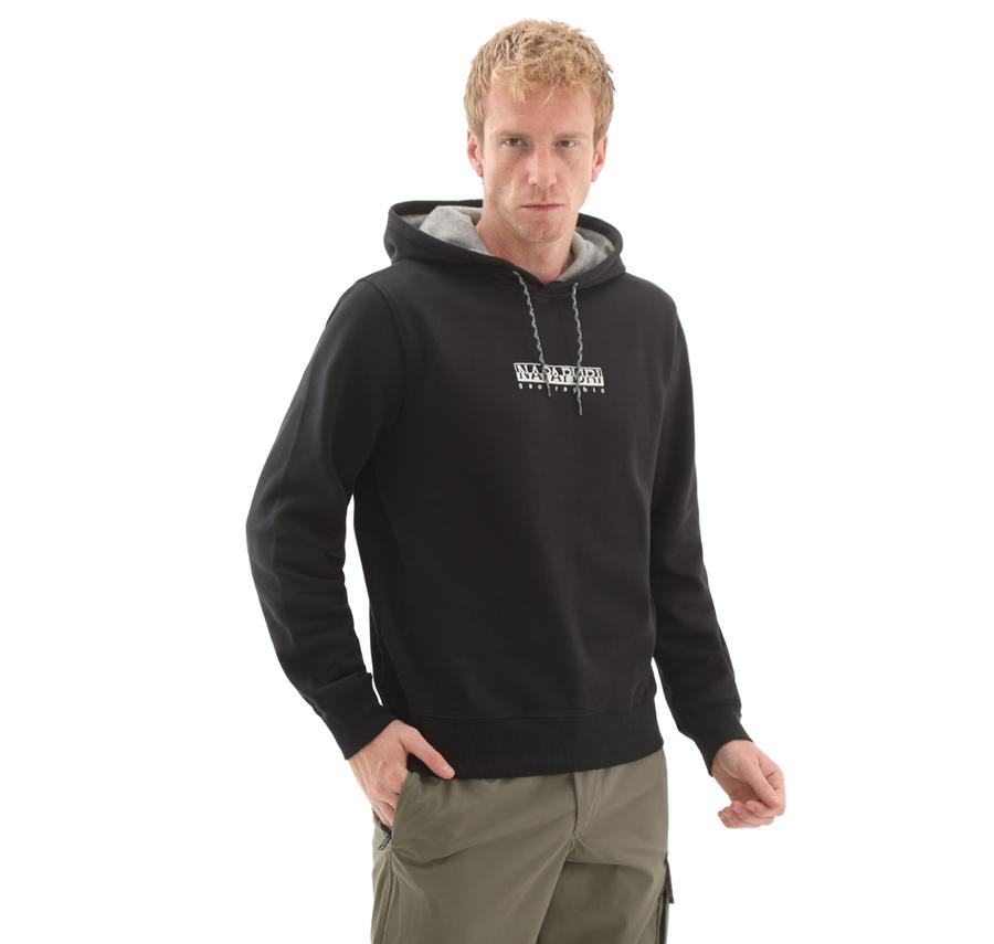 Napapijri B-Fıemme H Erkek Sweatshirt Siyah Napapijri B-Fıemme H Erkek Sweatshirt Siyah