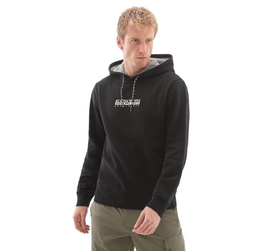 Napapijri B-Fıemme H Erkek Sweatshirt Siyah Napapijri B-Fıemme H Erkek Sweatshirt Siyah