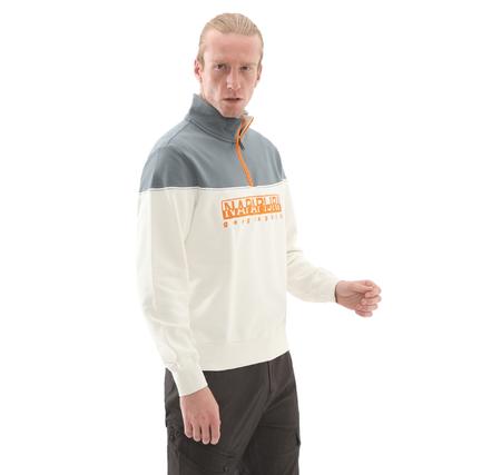 Napapijri B-Saturnıa Hz Erkek Sweatshirt Beyaz