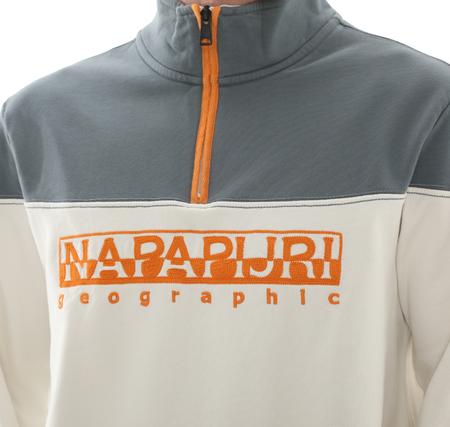 Napapijri B-Saturnıa Hz Erkek Sweatshirt Beyaz
