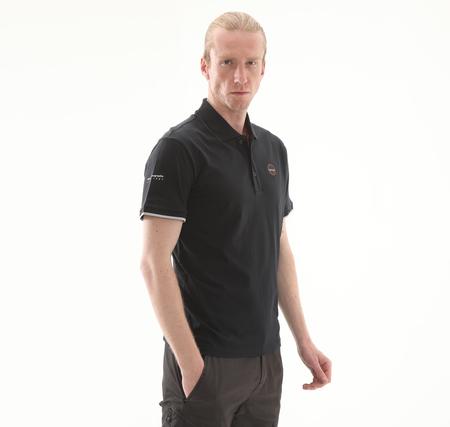 Napapijri E-Badge Sum Erkek T-Shirt Siyah