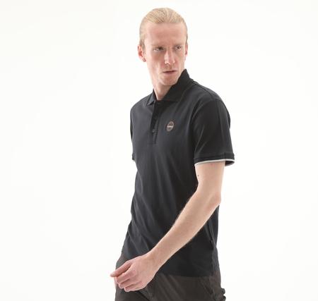 Napapijri E-Badge Sum Erkek T-Shirt Siyah