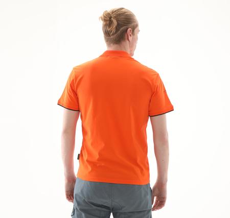 Napapijri E-Badge Sum Erkek T-Shirt Turuncu