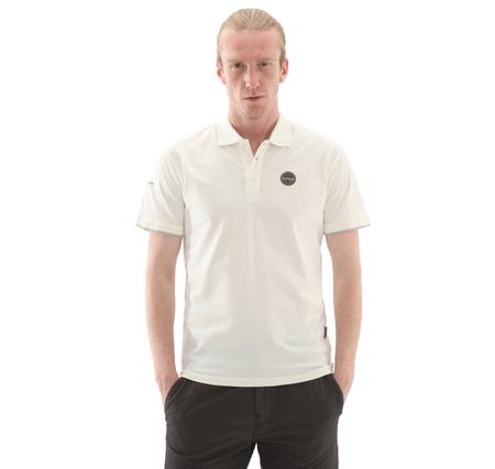 Napapijri E-Badge Sum Erkek T-Shirt Beyaz