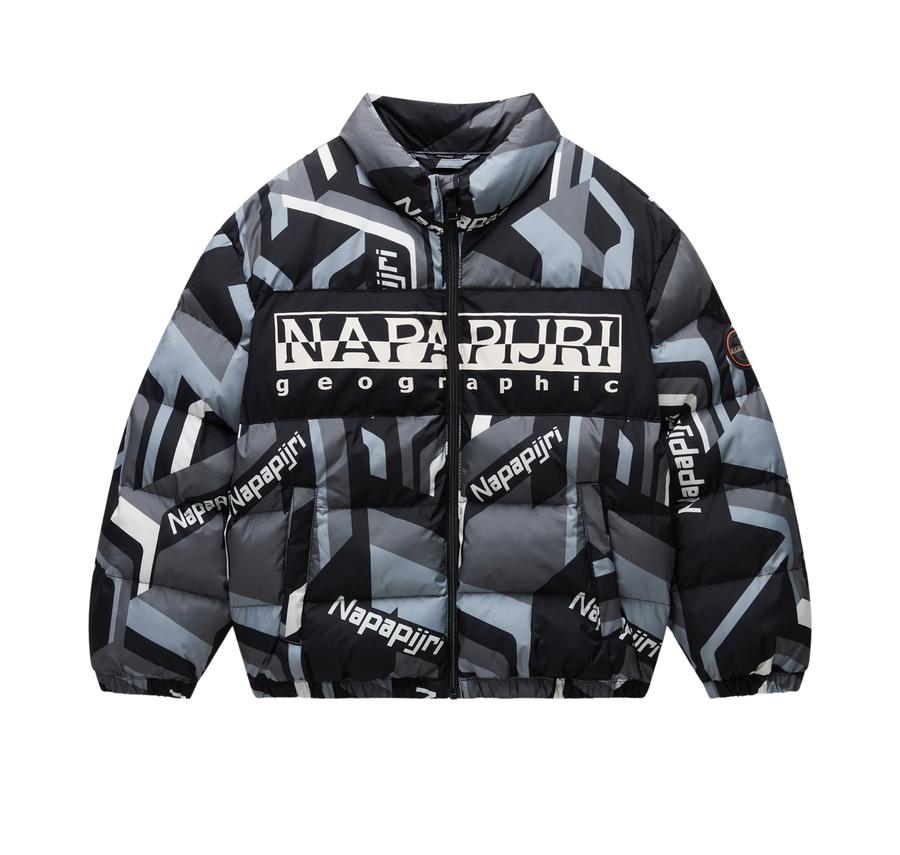 Napapijri K A-Prımıero Aop Çocuk Mont Gri Napapijri K A-Prımıero Aop Çocuk Mont Gri