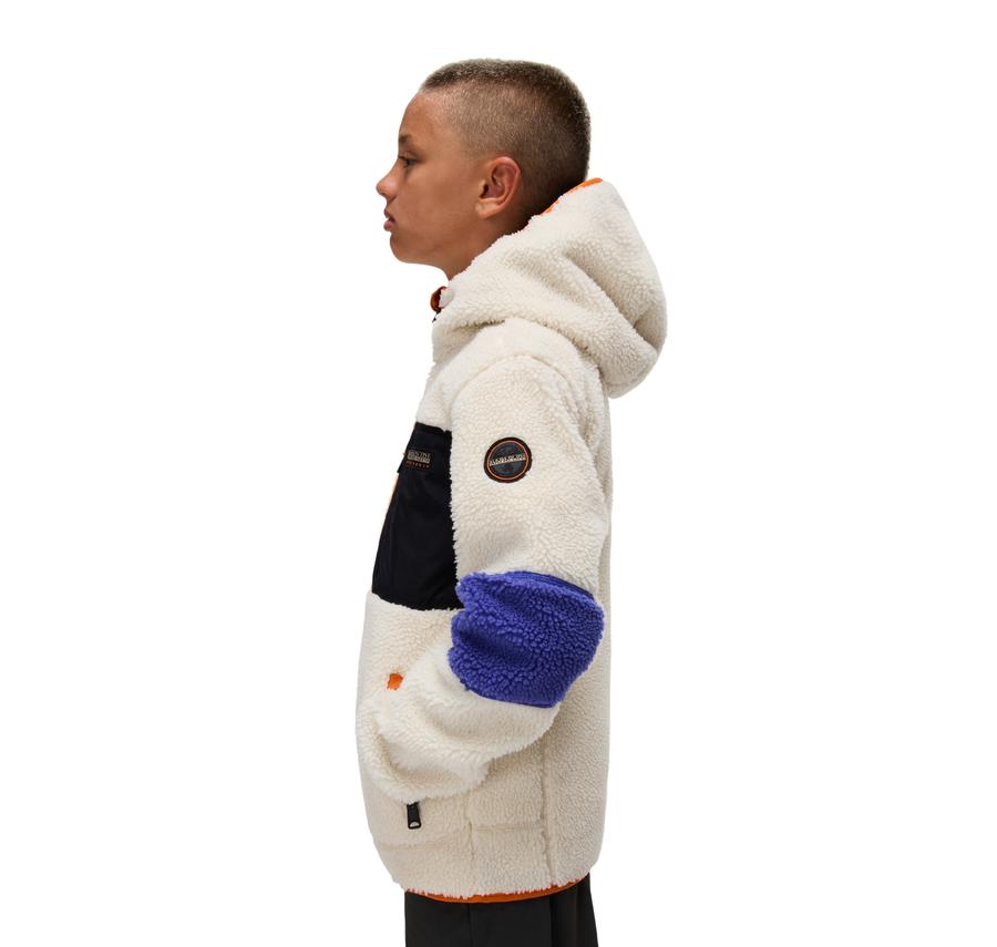 Napapijri K Yupık Fzh 3 Çocuk Ceket Krem Napapijri K Yupık Fzh 3 Çocuk Ceket Krem