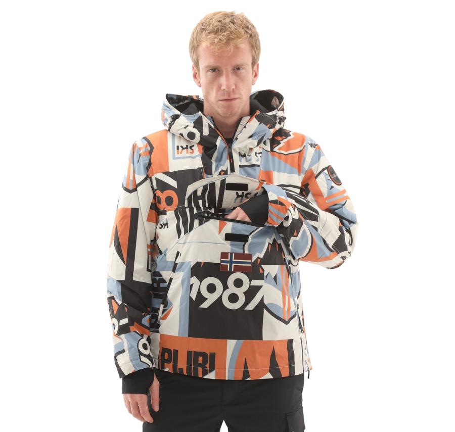 Napapijri Rf Next Aop Erkek Sweatshirt Mavi Napapijri Rf Next Aop Erkek Sweatshirt Mavi