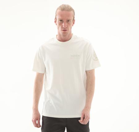 Napapijri S-Amundsen 1 Erkek T-Shirt Beyaz