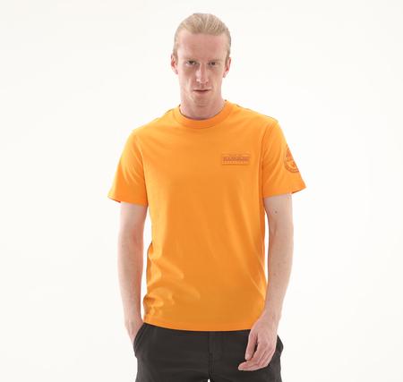 Napapijri S-Amundsen 1 Erkek T-Shirt Turuncu
