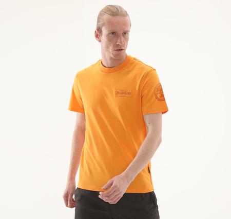 Napapijri S-Amundsen 1 Erkek T-Shirt Turuncu