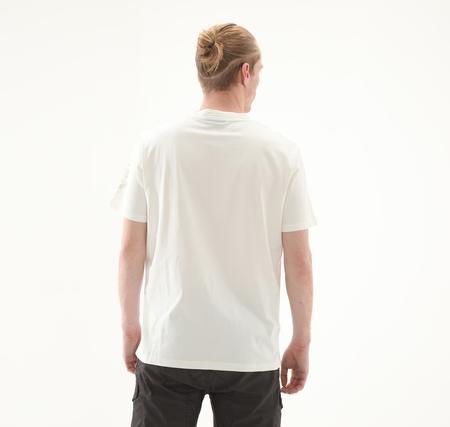 Napapijri S-Amundsen 1 Erkek T-Shirt Beyaz