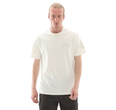 Napapijri S-Amundsen 1 Erkek T-Shirt Beyaz