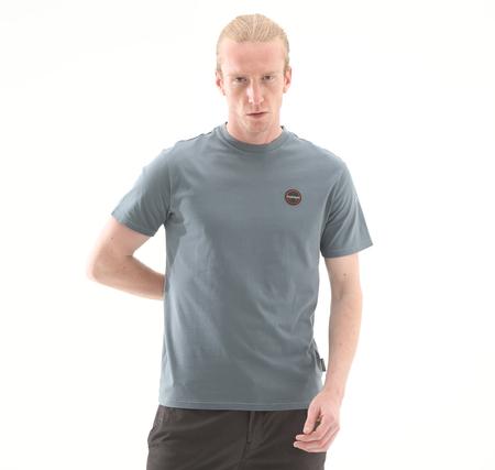 Napapijri S-Badge Ss Erkek T-Shirt İndigo