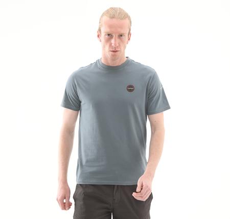 Napapijri S-Badge Ss Erkek T-Shirt İndigo