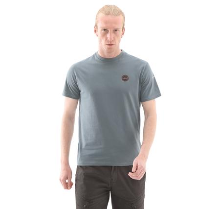 Napapijri S-Badge Ss Erkek T-Shirt İndigo
