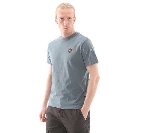Napapijri S-Badge Ss Erkek T-Shirt İndigo