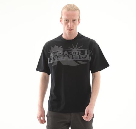 Napapijri S-Fıora Ss Erkek T-Shirt Siyah