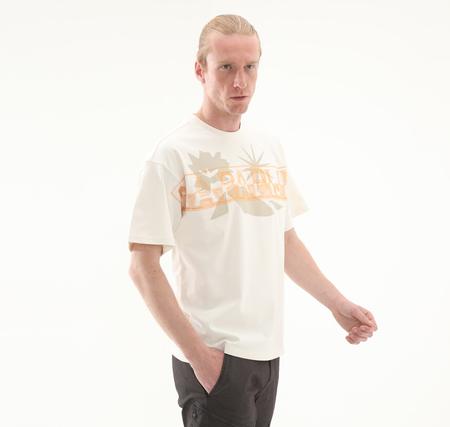 Napapijri S-Fıora Ss Erkek T-Shirt Beyaz