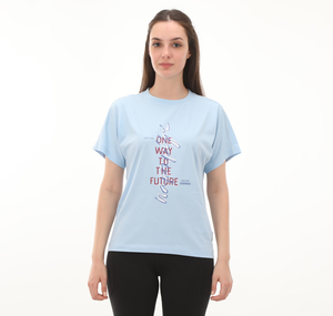 Napapijri S-Keıth W Kadın T-Shirt Mavi
