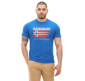 Napapijri S-Kreıs Erkek T-Shirt Mavi