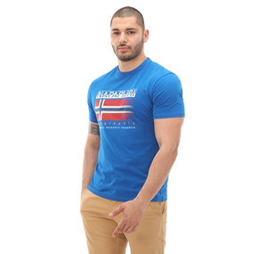 Napapijri S-Kreıs Erkek T-Shirt Mavi