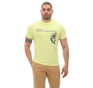 Napapijri S-Manta Ss 1 Erkek T-Shirt Sarı