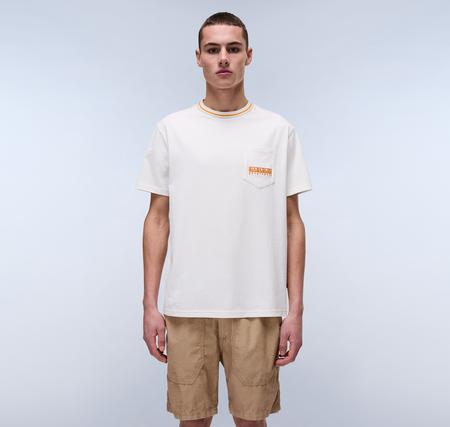 Napapijri S-Murlo Ss Erkek T-Shirt Beyaz