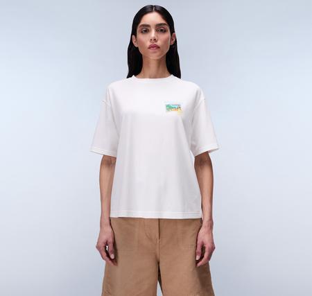Napapijri S-Nıce W Kadın T-Shirt Beyaz