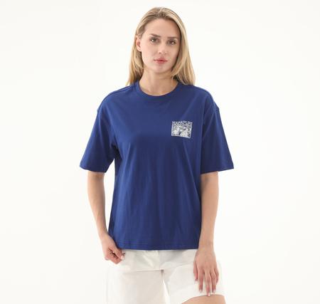 Napapijri S-Nıce W Kadın T-Shirt Mavi