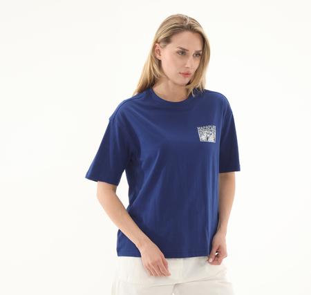 Napapijri S-Nıce W Kadın T-Shirt Mavi