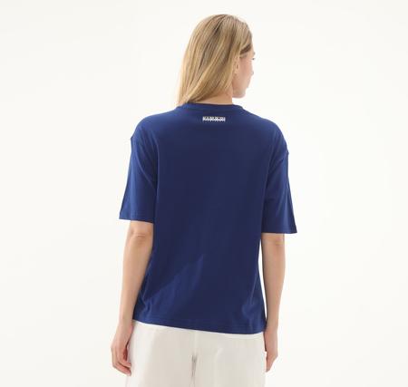 Napapijri S-Nıce W Kadın T-Shirt Mavi