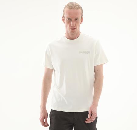 Napapijri S-Vannı Ss Erkek T-Shirt Beyaz