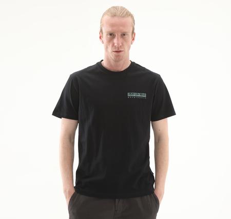 Napapijri S-Vıgnonı Back Ss Erkek T-Shirt Siyah