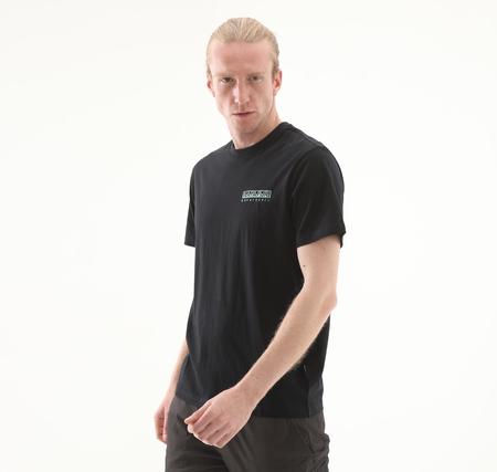 Napapijri S-Vıgnonı Back Ss Erkek T-Shirt Siyah