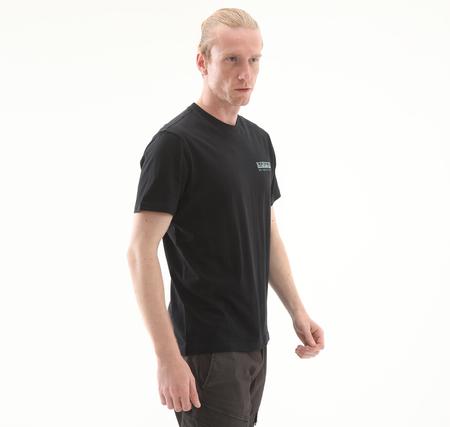 Napapijri S-Vıgnonı Back Ss Erkek T-Shirt Siyah