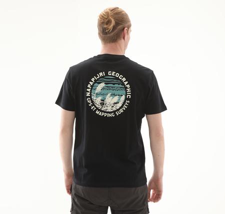 Napapijri S-Vıgnonı Back Ss Erkek T-Shirt Siyah