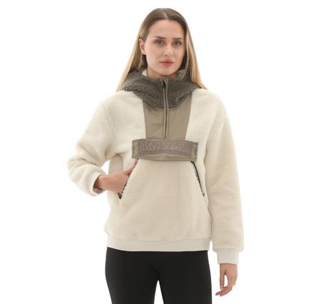 Napapijri T-Selıne Hzh W Kadın Sweatshirt Krem Napapijri T-Selıne Hzh W Kadın Sweatshirt Krem