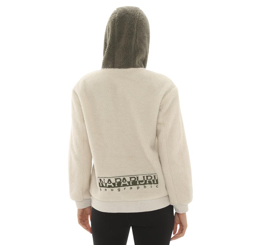 Napapijri T-Selıne Hzh W Kadın Sweatshirt Krem Napapijri T-Selıne Hzh W Kadın Sweatshirt Krem