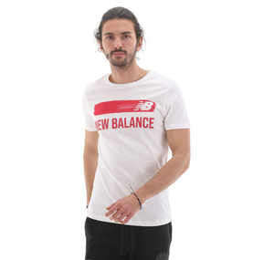New Balance 1111 Erkek T-Shirt Beyaz