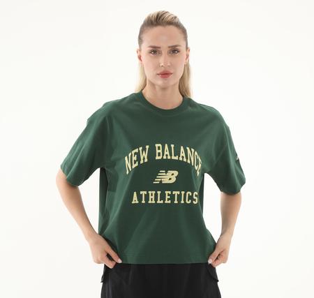 New Balance 1402 Kadın T-Shirt Yeşil