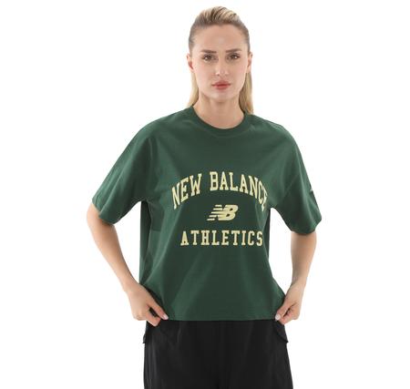 New Balance 1402 Kadın T-Shirt Yeşil