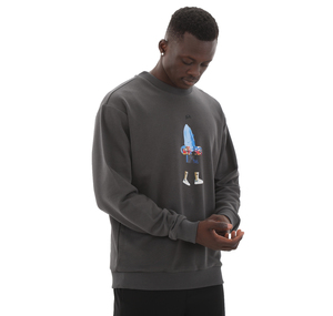 New Balance Mnc3410 Erkek Sweatshirt Antrasit