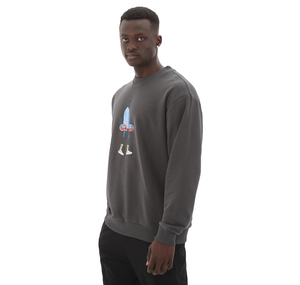 New Balance Mnc3410 Erkek Sweatshirt Antrasit