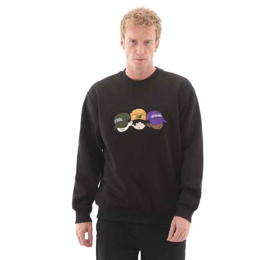 New Balance Mnc3505 Erkek Sweatshirt Siyah New Balance Mnc3505 Erkek Sweatshirt Siyah